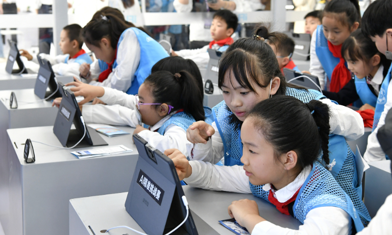 AI in education expanding globally across China and India